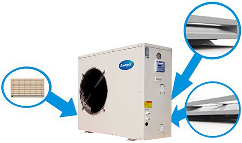 Special Design for Anti-Freezing and Anti-Frosting on the Bottom of Heat Exchanger