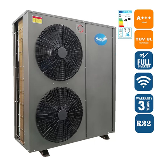 R290 / R32 DC Inverter EVI Air to Water Heat Pump