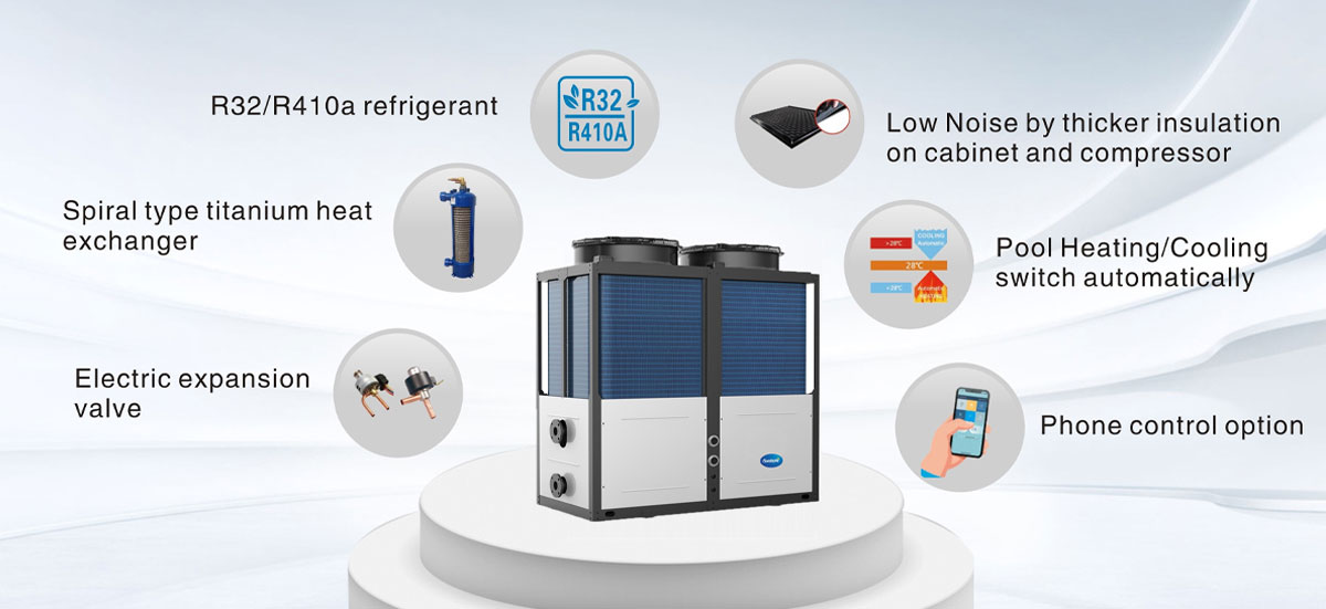 T1 Commercial Pool Heat Pump Core Strengths