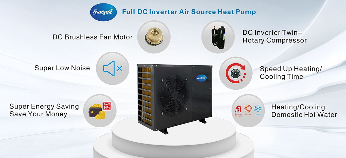 Air to Water Full Inverter Heat Pump Core Strengths